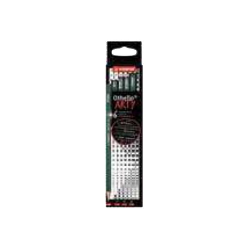 4006381567022-STABILO Othello Arty - 6 crayons à papier - mines assorties : 2H, 3H, 4H-P_300040360_6-0