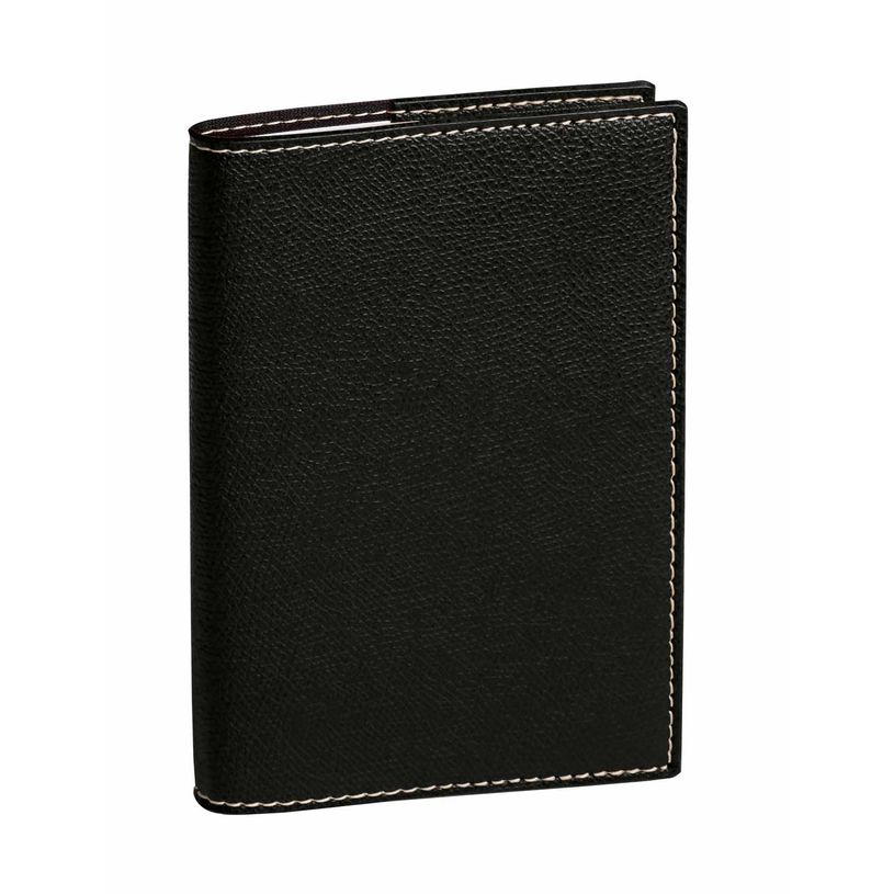 3371010331918-Agenda à spirale Club President avec répertoire - 1 semaine sur 2 pages - 21 x 27 cm - noir - Quo Vad--0