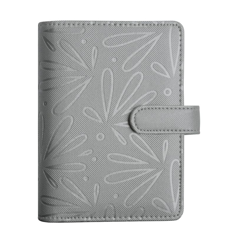 3660942068123-Floralie - Organiseur 16 mois - 11 x 14,5 cm - argent - Exacompta-P_400000728_1-0