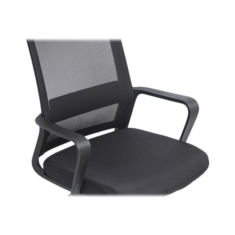 3760185020848-Fauteuil de bureau LIBERTY 02 - accoudoirs fixes - appui-tête réglable - noir-P_400000842_12-11