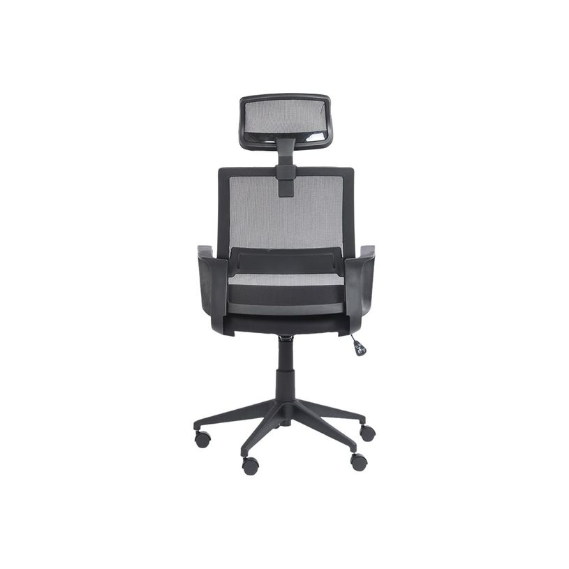 3760185020848-Fauteuil de bureau LIBERTY 02 - accoudoirs fixes - appui-tête réglable - noir-P_400000842_4-3