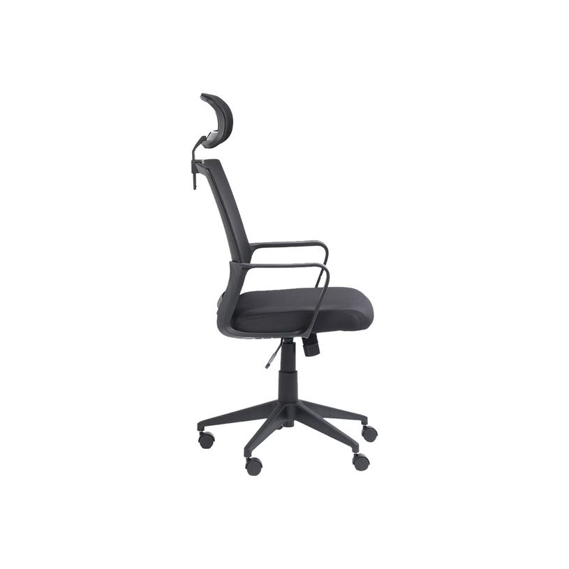 3760185020848-Fauteuil de bureau LIBERTY 02 - accoudoirs fixes - appui-tête réglable - noir-P_400000842_5-4