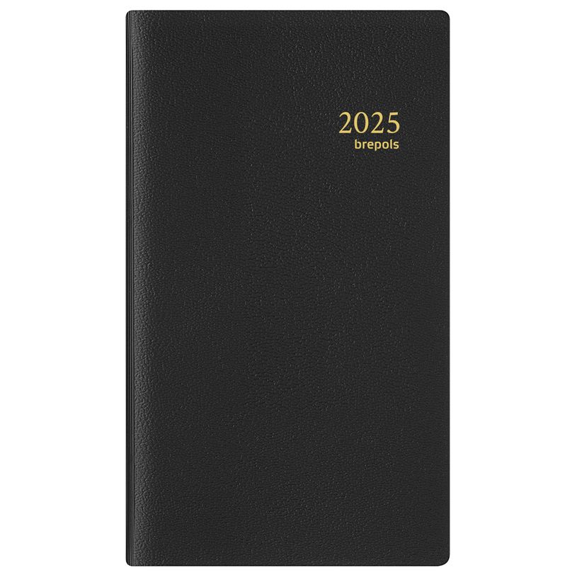 5412303124010-Agenda de poche spiralé Interplan Genova - 1 semaine sur 2 pages - 9 x 16 cm - noir - Bre-P_400000998_1-0