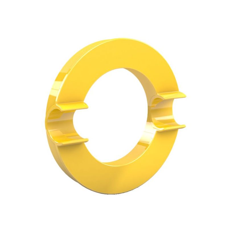 4009729068014-Dahle - Aimant super puissant Neodym - 8 cm de diamètre - avec porte marqueur - jaune-P_400001222_1-0
