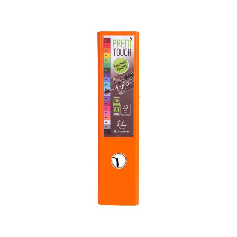 3130632533441-Exacompta Prem'Touch - 10 Classeurs à levier - Dos 80 mm - A4 Maxi - pour 600 feuilles - -P_400001861_3-2
