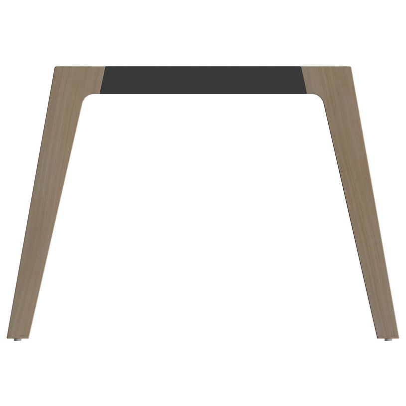 3253310171770-Bureau WOODY Manager - L180 x P100 x H72,5 cm - pieds chêne traverse carbone - plateau im-P_400001884_2-1