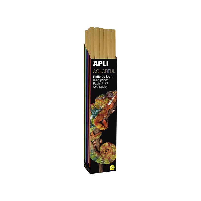 0000005809400-Apli Agipa - Papier cadeau kraft - 100 cm x 3 m - 70 g/m² - orange-P_400002046_1-0