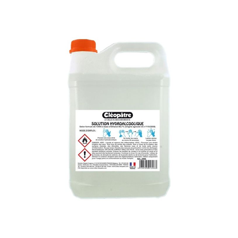 3134725013933-Cléopâtre - Solution Hydroalcoolique désinfectant pour les mains - 5L-P_400002364_1-0