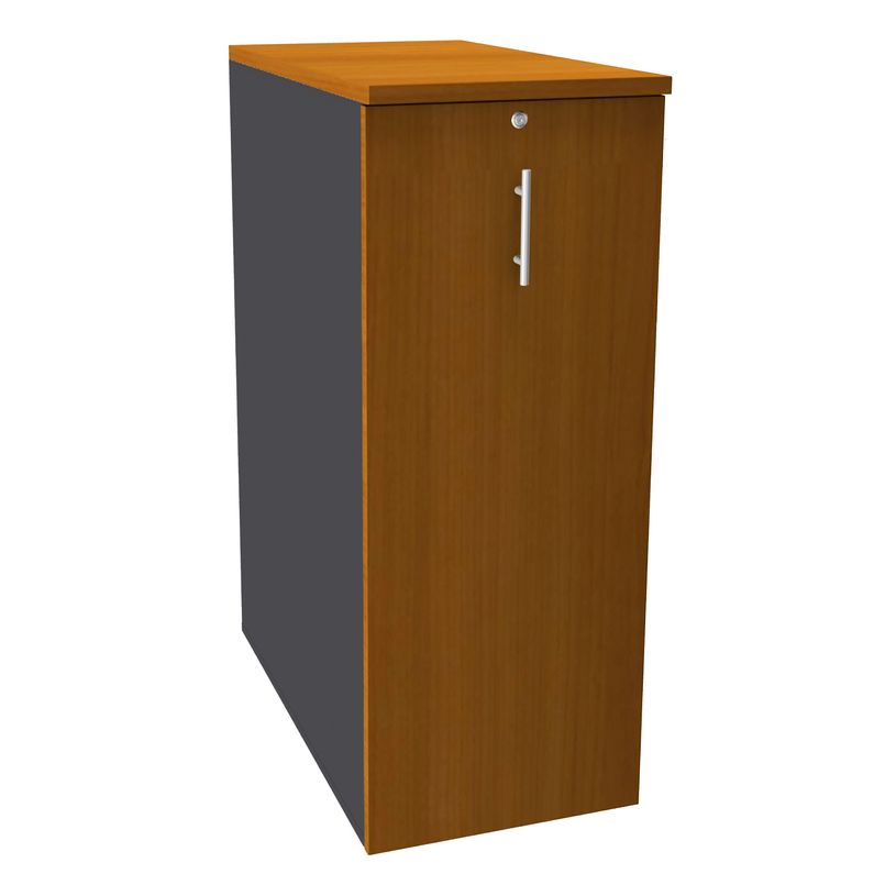 3253310171046-Caisson TOWER - L44 x H114 x P80 cm - 3 tablettes + 1 support DS réglable - structure anthracite - dessus-P_400002642_1-0