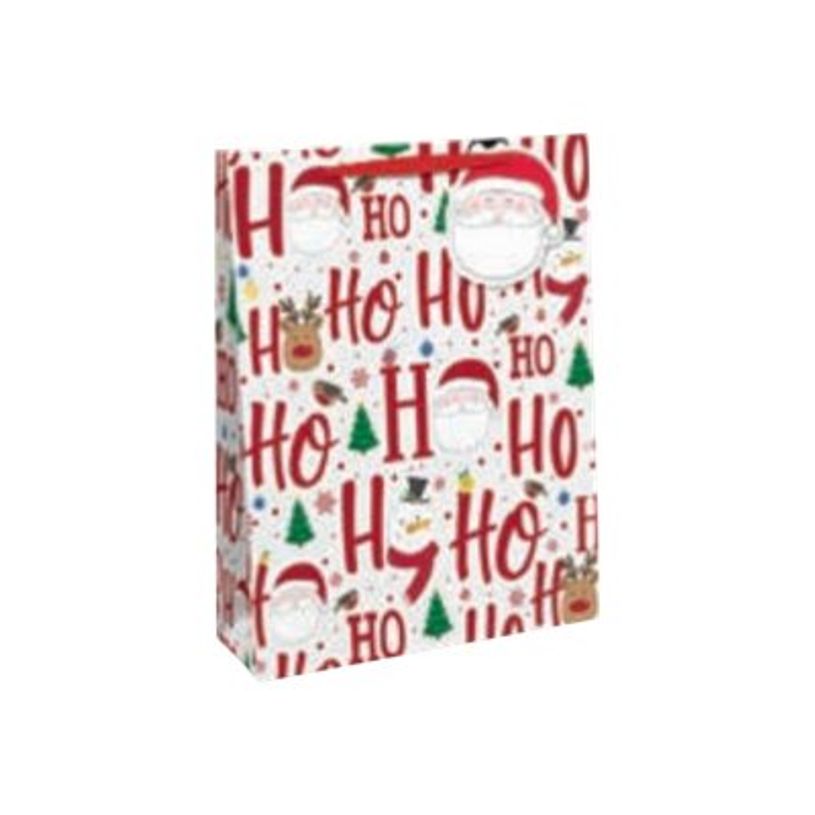 5033601538929-Clairefontaine Eurowrap - Sac cadeau "Hohoho" - 12,7 cm x 9 cm x 35,5 cm-P_400002873_1-0