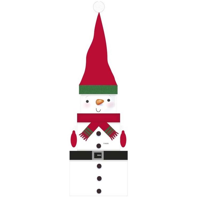 5033601528531-Clairefontaine Eurowrap - 3 Boîtes cadeau carrées - finition peluche bonhomme de neige-P_400002886_1-0