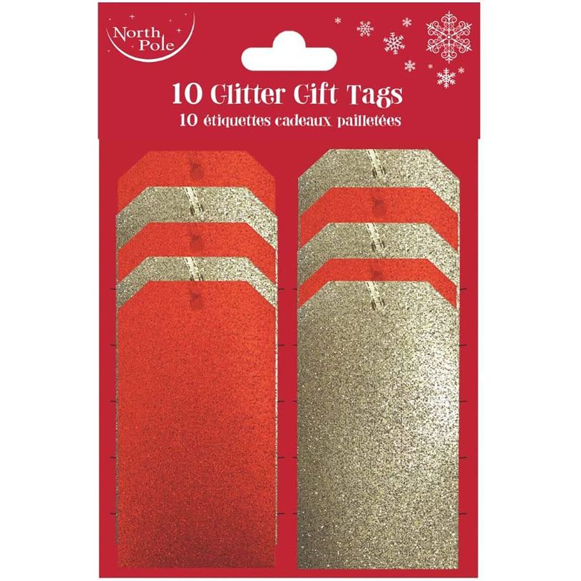 5033601568315-Clairefontaine Eurowrap - 10 Étiquettes cadeau pailletées - rouge/or-P_400002932_1-0
