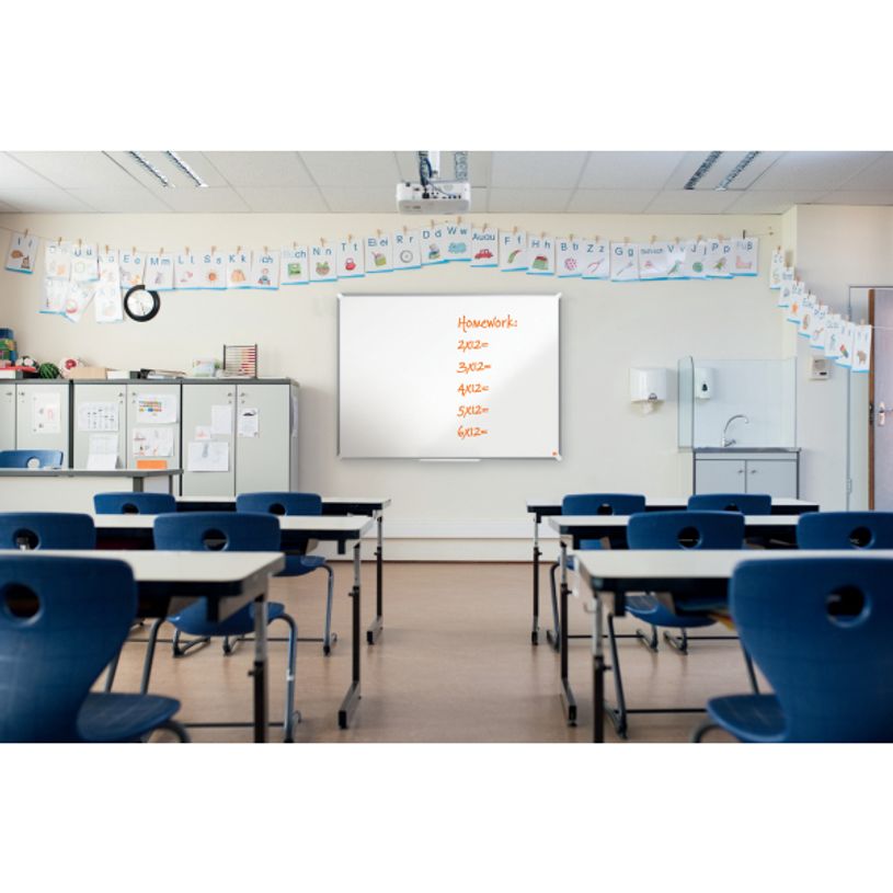 5028252611886-Nobo Premium Plus Widescreen - Tableau blanc émaillé - magnétique - 89 x 50 cm-P_400005003_8-7