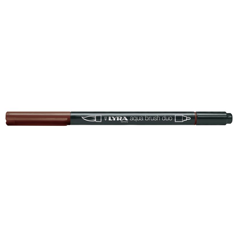 0000006016265-Lyra Aqua Brush Duo - Feutre pinceau double pointe - sépia foncé-P_400005311_1-0