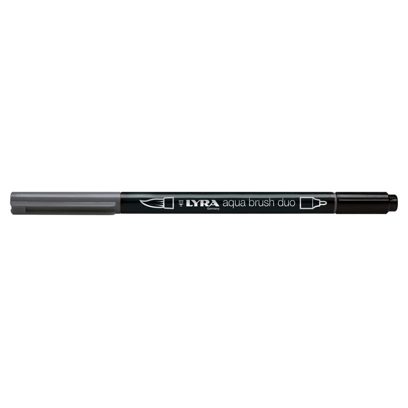 4084900610022-Lyra Aqua Brush Duo - Feutre pinceau double pointe - gris argent chaud-P_400005332_1-0