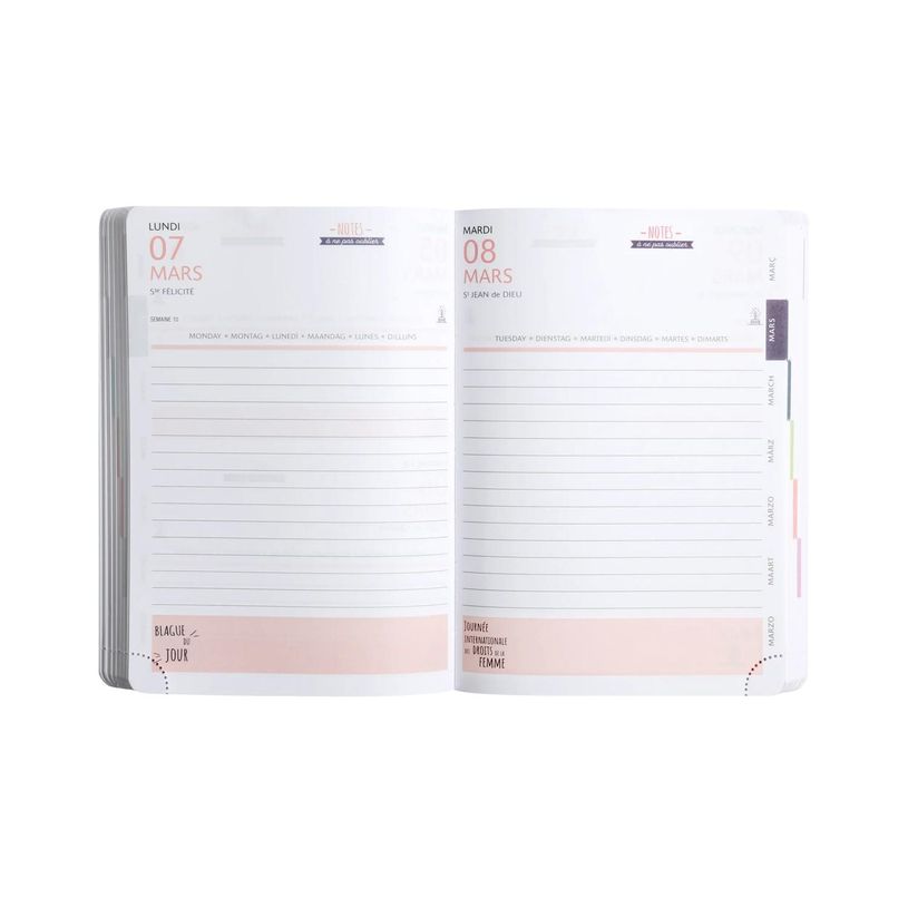 3660942072489-Agenda Fourrure - 1 jour par page - 12 x 17 cm - disponible dans différentes couleurs - E-P_400005831_3-2