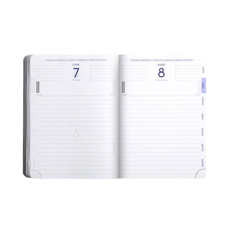 3660942072458-Agenda Kaa - 1 jour par page - 12 x 17 cm - disponible dans différentes couleurs - Exacom-P_400005841_9-2