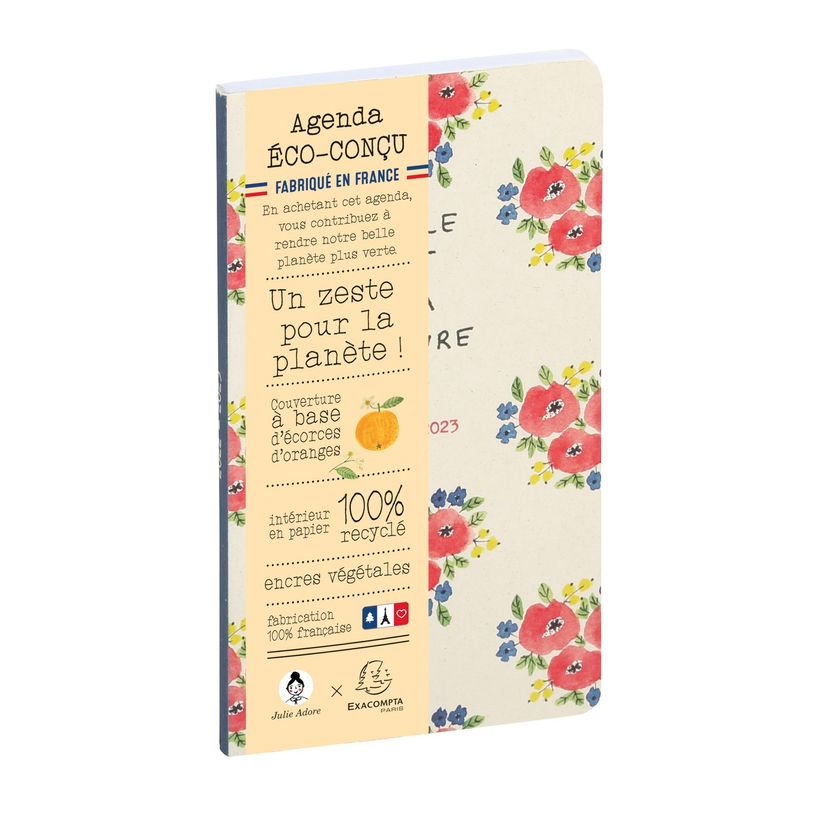 3660942072564-Agenda de poche Green by Julie Adore - 1 semaine sur 2 pages - 9 x 16 cm - disponible dans dif-P_400005849_4-0