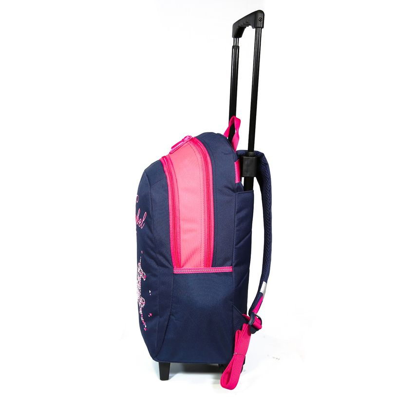 4891320455856-Sac à dos à roulettes Cybel - 2 compartiments - bleu marine - Bagtrotter-P_400006458_2-1