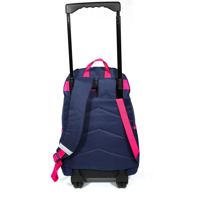 4891320455856-Sac à dos à roulettes Cybel - 2 compartiments - bleu marine - Bagtrotter-P_400006458_3-2