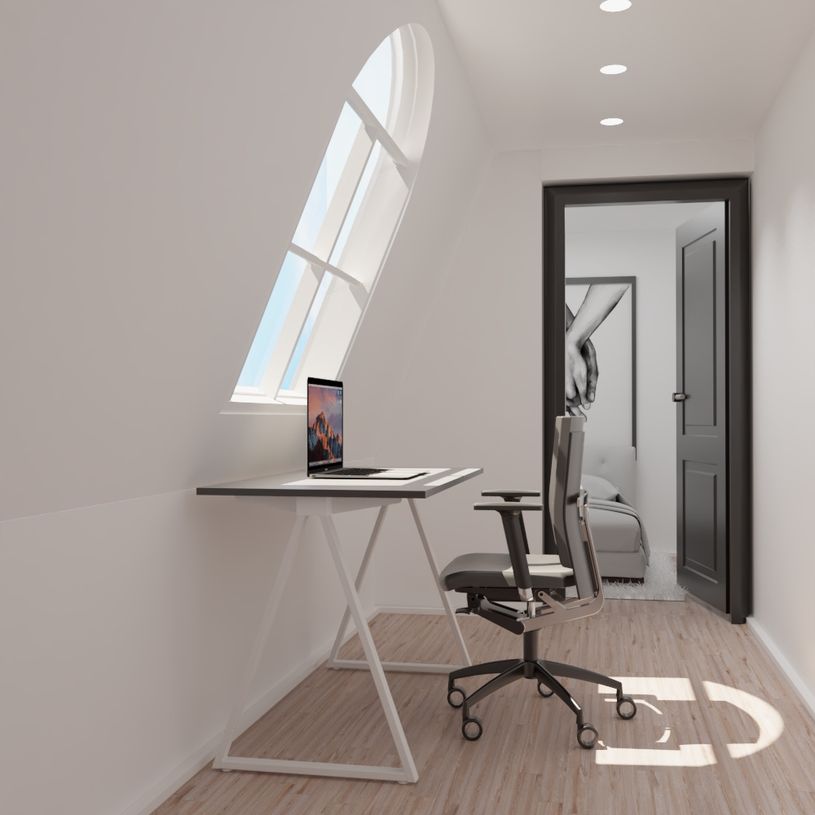0000006695736-EasyHome - Bureau télétravail LV9 110 cm - blanc/noir-P_400007621_3-2