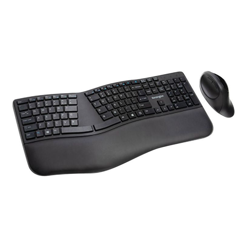 5028252602730-Kensington Pro Fit Ergo - Ensemble clavier et souris sans fil - Azerty - noir-P_400008884_18-3