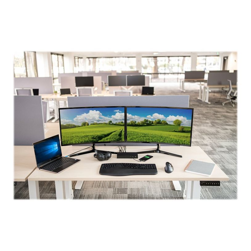 5028252602730-Kensington Pro Fit Ergo - Ensemble clavier et souris sans fil - Azerty - noir-P_400008884_3-11
