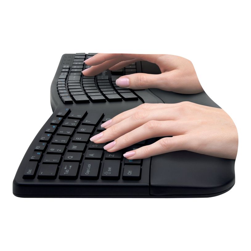 5028252602730-Kensington Pro Fit Ergo - Ensemble clavier et souris sans fil - Azerty - noir-P_400008884_6-13