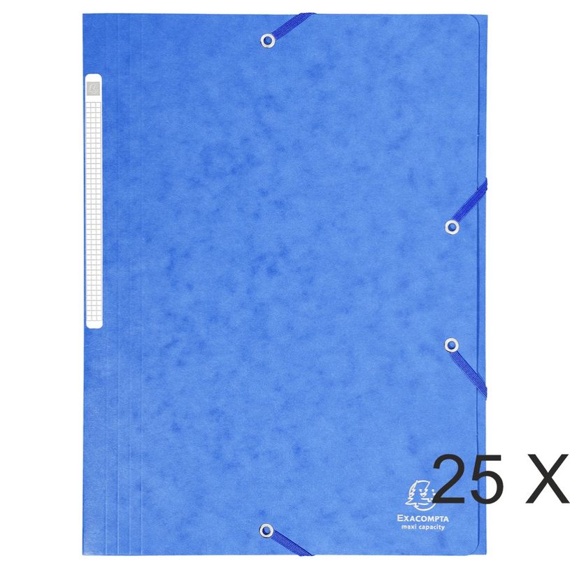 3130632171056-Exacompta - 25 Chemises à rabats maxi capacity - bleu-P_400011009_1-0