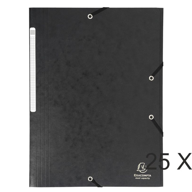 3130632171162-Exacompta - 25 Chemises à rabats maxi capacity - noir-P_400011017_1-0