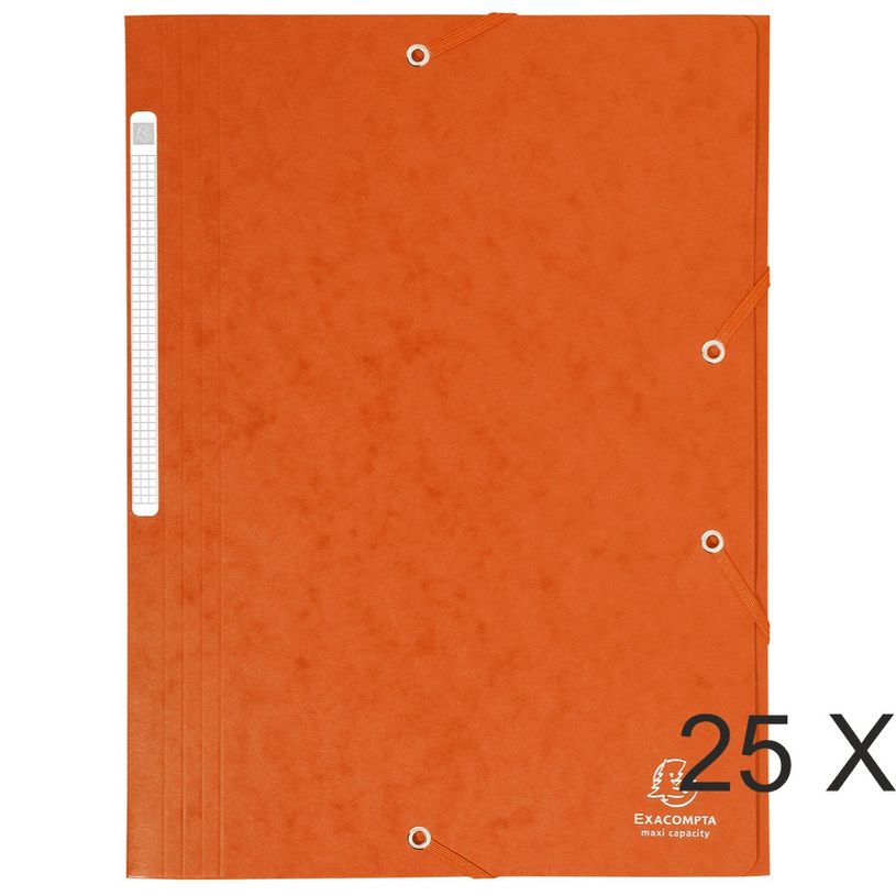 3130632171179-Exacompta - 25 Chemises à rabats maxi capacity - orange-P_400011018_1-0