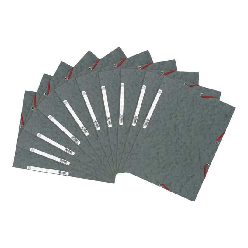 3130638555119-Exacompta - 50 Chemises à 3 rabats - A4 - gris-P_400011094_3-1