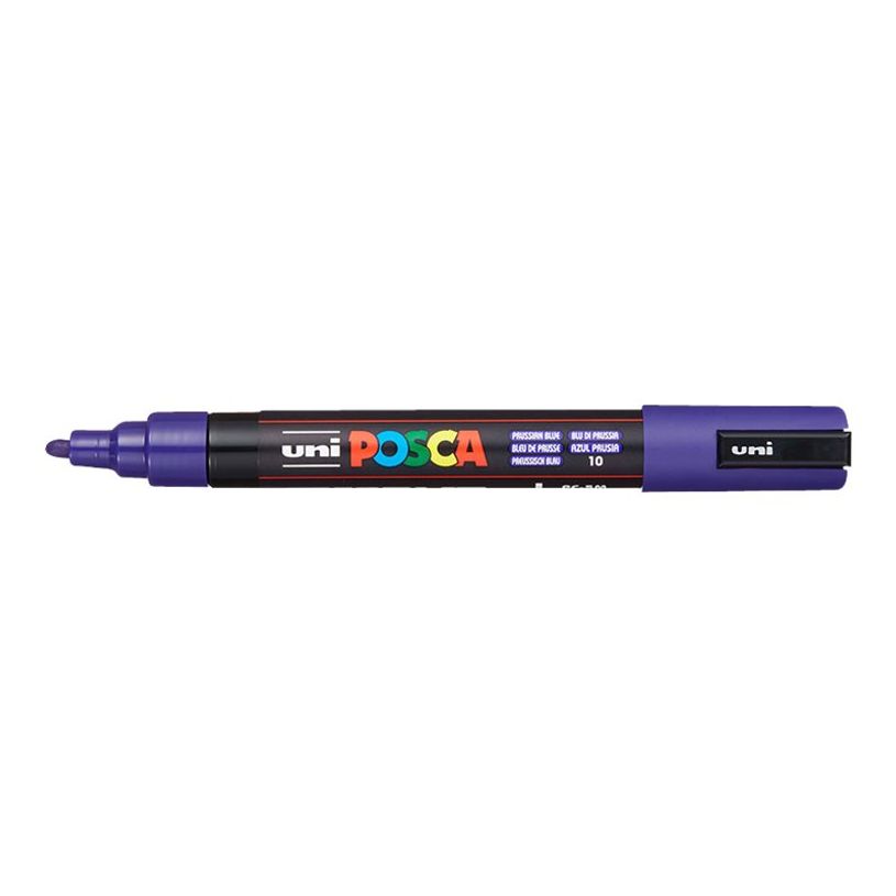 4902778262566-Posca - Marqueur peinture pointe moyenne - bleu prussien-P_400011632_1-0