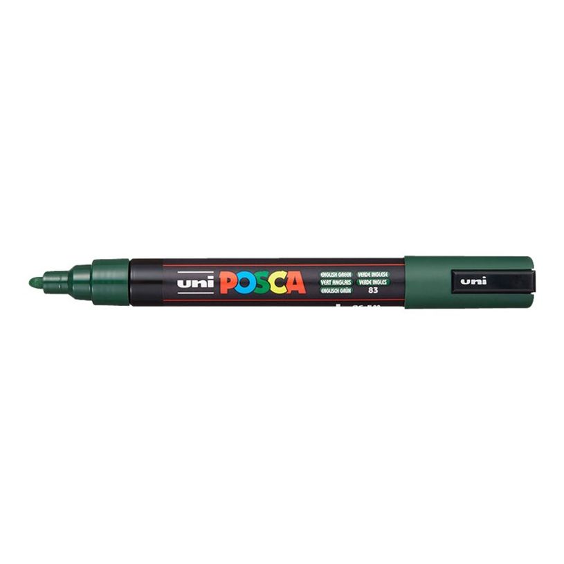 4902778262559-Posca - Marqueur peinture pointe moyenne - vert anglais-P_400011633_1-0