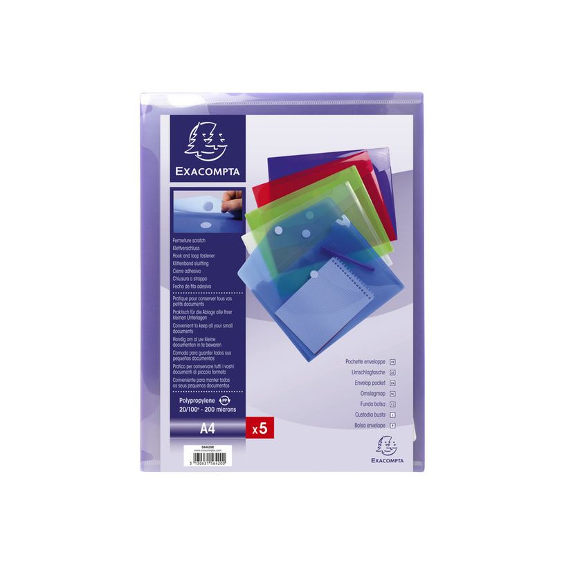 3130631564200-Exacompta - 5 Pochettes à scratch - A4 - couleurs assorties translucides-P_400011701_8-7