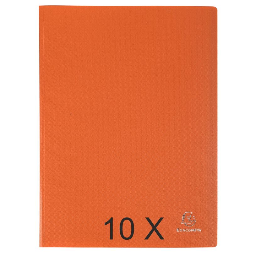 3130632884246-Exacompta Opak - 10 Porte vues - 80 vues - A4 - orange-P_400011730_1-0
