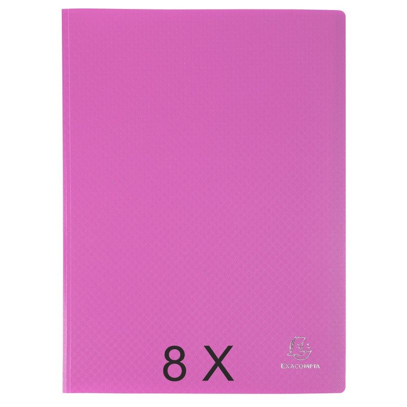 3130632881177-Exacompta Opak - 8 Porte vues - 200 vues - A4 - rose-P_400011764_1-0