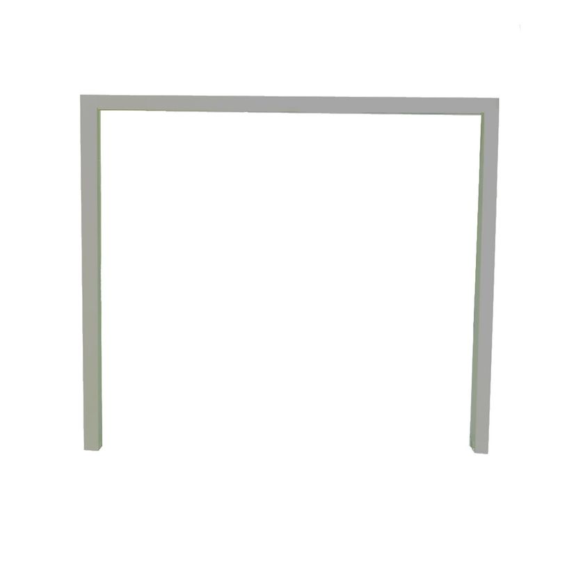 0404000120797-Bureau simple IRIS - L140 cm - Plan de départ - Pieds aluminium - plateau imitation Meris-P_400012079_2-1