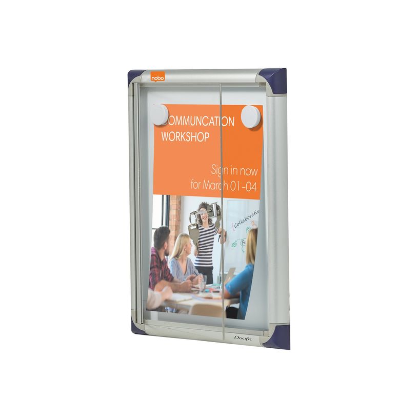 5028252158725-Nobo - Vitrine intérieure A4 (210 x 297 mm) - cadre aluminium fond métal-P_400013855_3-2