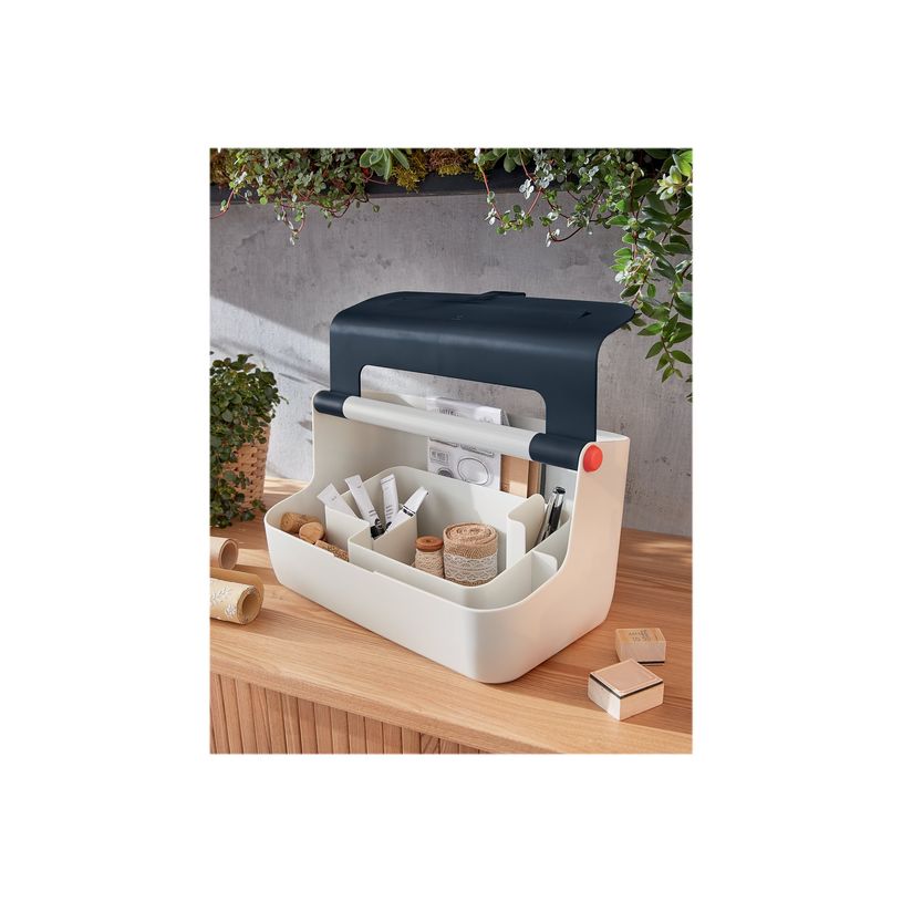 4002432126217-Leitz Cosy - Boîte de rangement organisateur de bureau - gris - plastique ABS-P_400014160_5-2