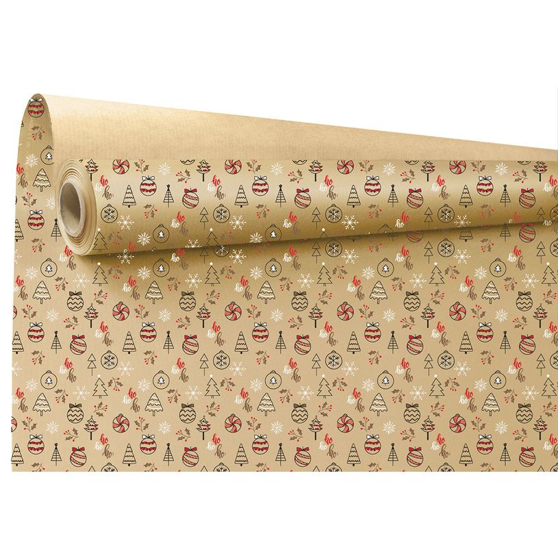 0404051104456-Logistipack - Papier cadeau kraft - 69 cm x 25 m - 60 g/m² - ohohoh-P_405110445_1-0