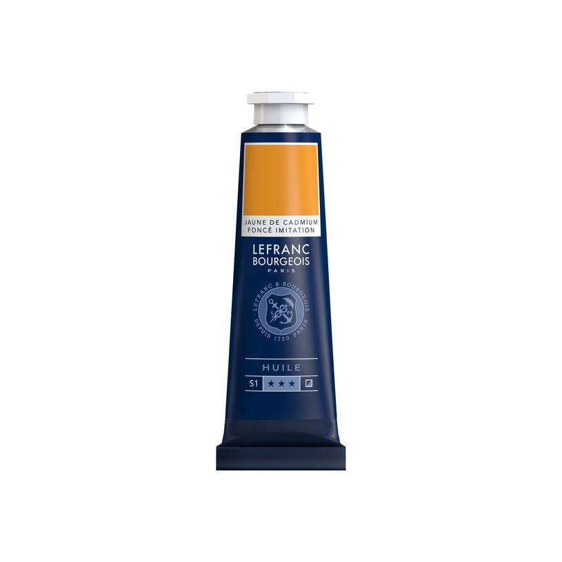 3013648100053-Lefranc Bourgeois - Peinture à l'huile - jaune profond de cadmium - 40 ml-P_405111452_1-0