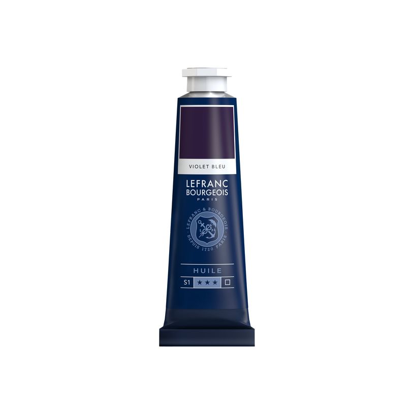 3013648100169-Lefranc Bourgeois - Peinture à l'huile - bleu violet - 40 ml-P_405111482_1-0