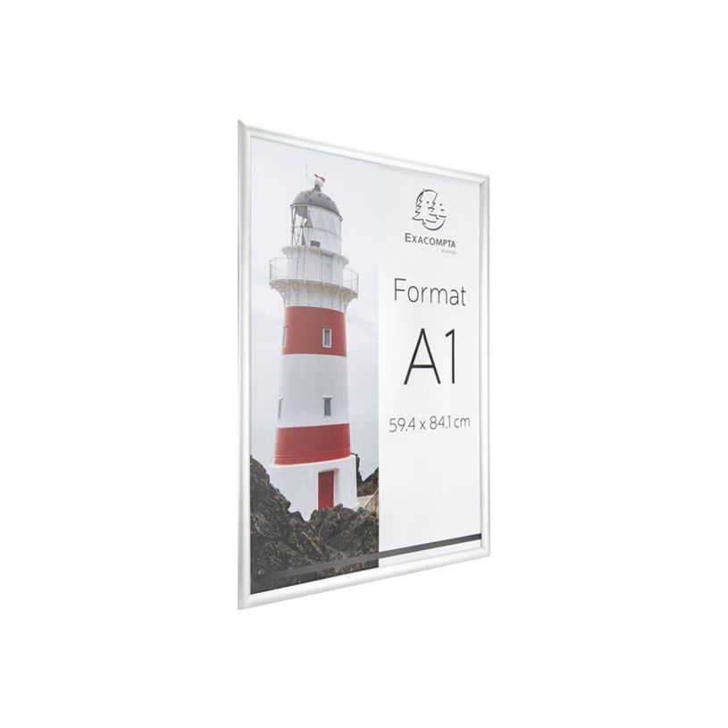 9002493104815-Exacompta Office cadre - Cadre mural clipsable pour A1 - aluminium/cristal-P_405112087_2-1