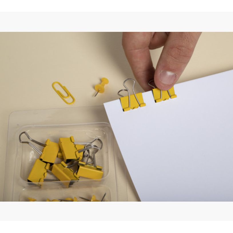 3130630148593-Exacompta Iderama - Kit de 58 attaches (pince-notes, trombones et punaises) - jaune-P_405112760_5-1