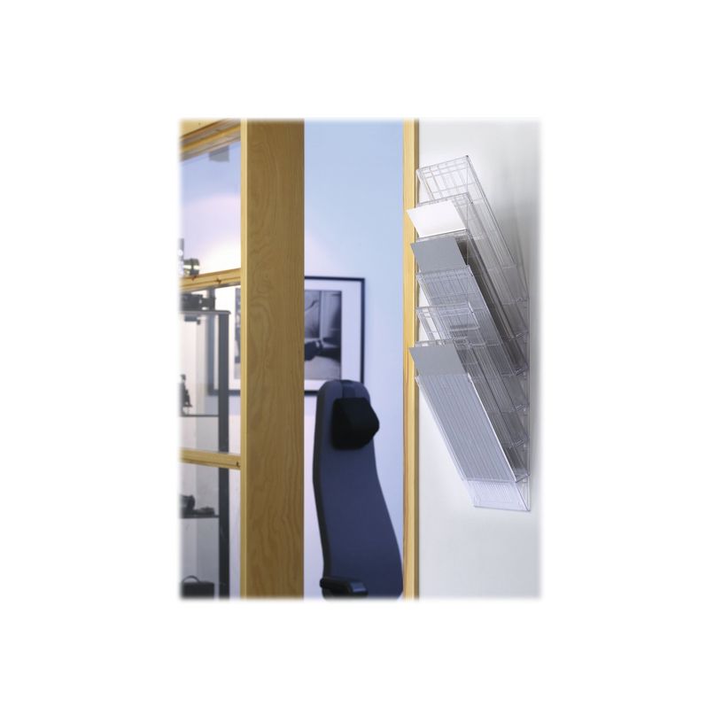 7318089760405-Durable Flexiboxx - Présentoir mural porte-document - 6 cases A4 portrait - transparent-P_405112864_2-1
