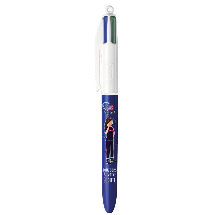 3086123689923-BIC 4 Couleurs Pompiers - Stylo à bille 4 couleurs - 1 mm - différents modèles disponib-P_405113526_3-2