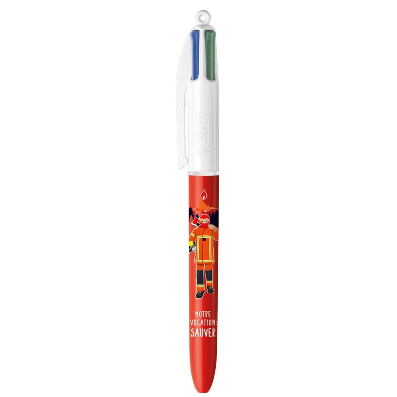 3086123689923-BIC 4 Couleurs Pompiers - Stylo à bille 4 couleurs - 1 mm - différents modèles disponib-P_405113526_4-3