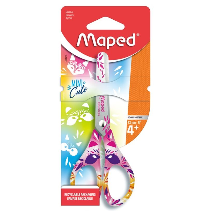 3154144642163-Maped Mini Cute - Ciseaux 13 cm (blister) - symétriques - disponible dans différentes co-P_405113719_2-1