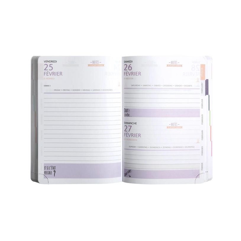 3660942075862-Agenda You - 1 jour par page - 12 x 17 cm - disponible dans différentes couleurs - Exacom-P_405114243_4-3